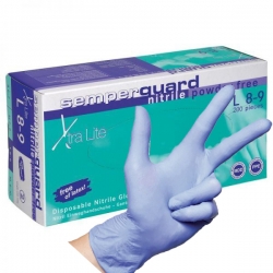 Еднократни ръкавици от нитрил SEMPERGUARD NITRIL XTRALITE - 200 бр.