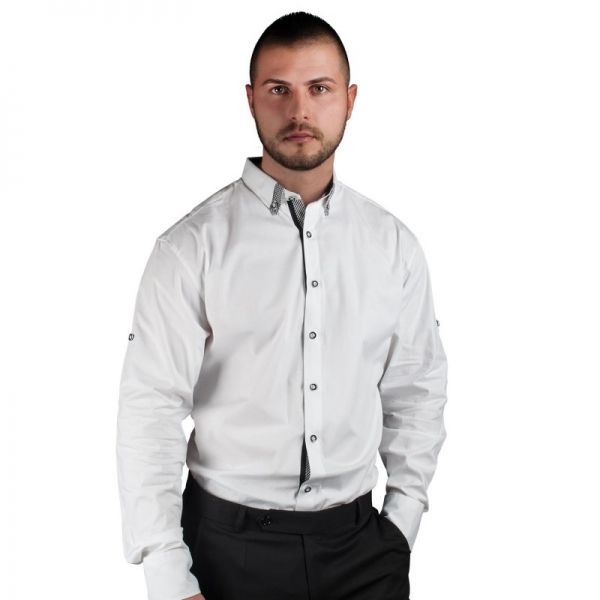 Мъжка риза ALBERTO WHITE