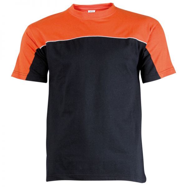 Работна тениска работна  Emerton оранж-сиво