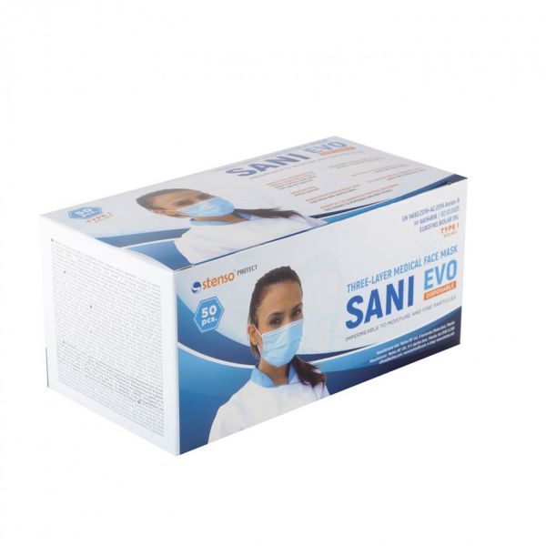 Медицинска маска SANI EVO TYPE I - 50 бр.
