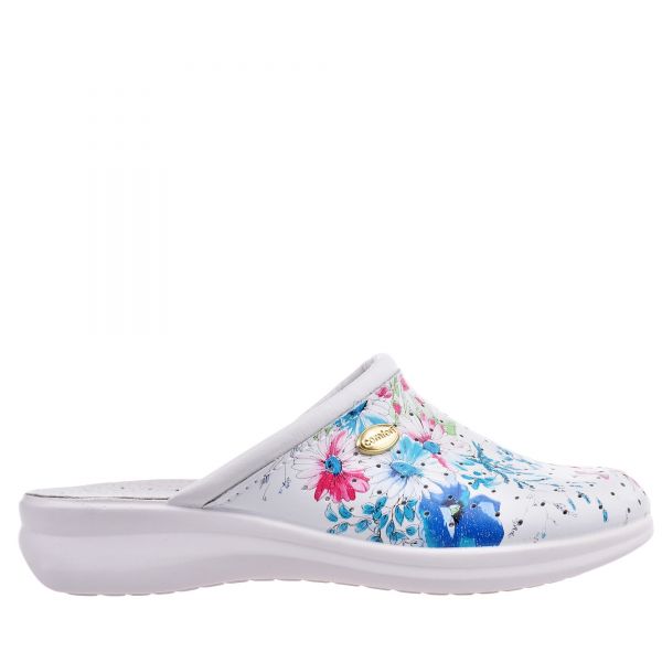 Дамско работно сабо  AERIAL Lady Цветя големи Дамско работно сабо  AERIAL Lady Цветя големи