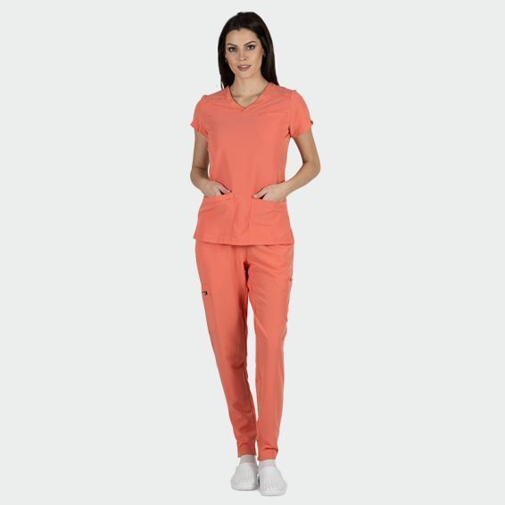 Дамски работен комплект Julia корал Дамски работен комплект Julia корал