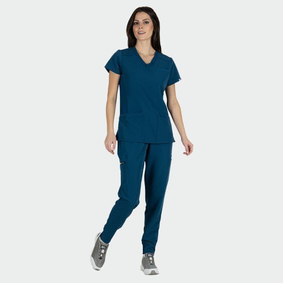 Дамски работен комплект Julia карибско син Дамски работен комплект Julia карибско син