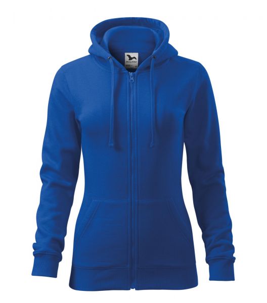 Дамски суитшърт с цип Trendy Zipper411 кралско син Дамски суитшърт с цип Trendy Zipper411 кралско син