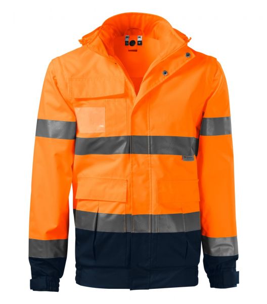Сигнално работно яке унисекс HV Guard 4 in 15V2 ORANGE Сигнално работно яке унисекс HV Guard 4 in 15V2 ORANGE