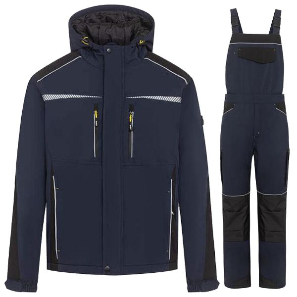 Работен комплект Daytona Ice яке и полугащеризон тъмно син Работен комплект Daytona Ice яке и полугащеризон тъмно син