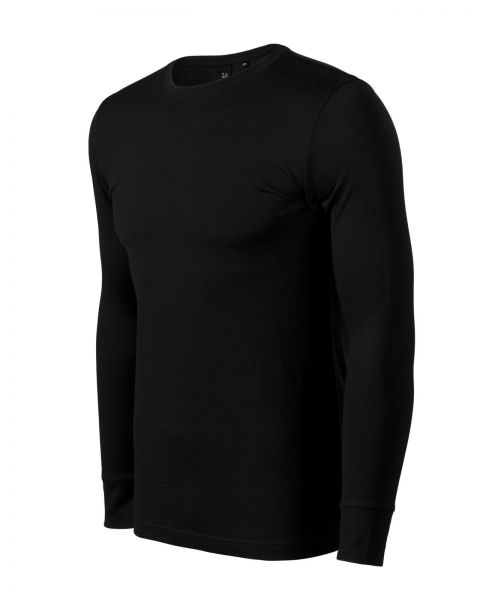 Мъжка блуза с дълъг ръкав Merino Rise LS159 черна Мъжка блуза с дълъг ръкав Merino Rise LS159 черна