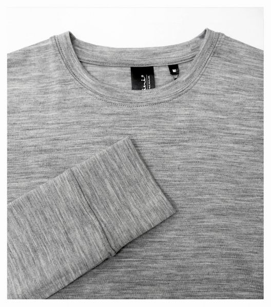 Мъжка блуза с дълъг ръкав Merino Rise LS159 сива Мъжка блуза с дълъг ръкав Merino Rise LS159 сива