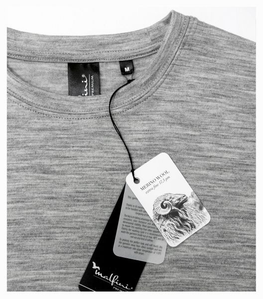 Мъжка блуза с дълъг ръкав Merino Rise LS159 сива Мъжка блуза с дълъг ръкав Merino Rise LS159 сива