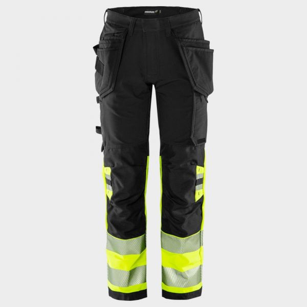Работен панталон FRISTADS CRAFTSMAN HV YELLOW/BLACK Работен панталон FRISTADS CRAFTSMAN HV YELLOW/BLACK