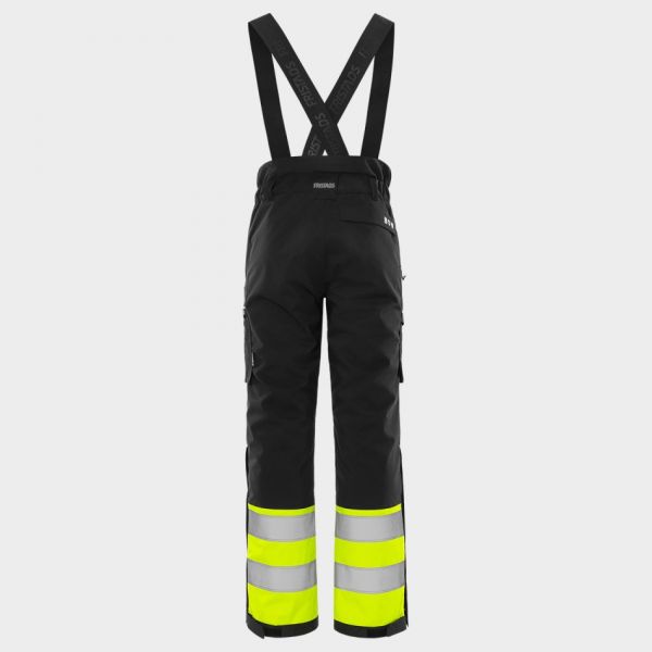 Работен панталон с тиранти FRISTADS HV WINTER YELLOW/BLACK Работен панталон с тиранти FRISTADS HV WINTER YELLOW/BLACK