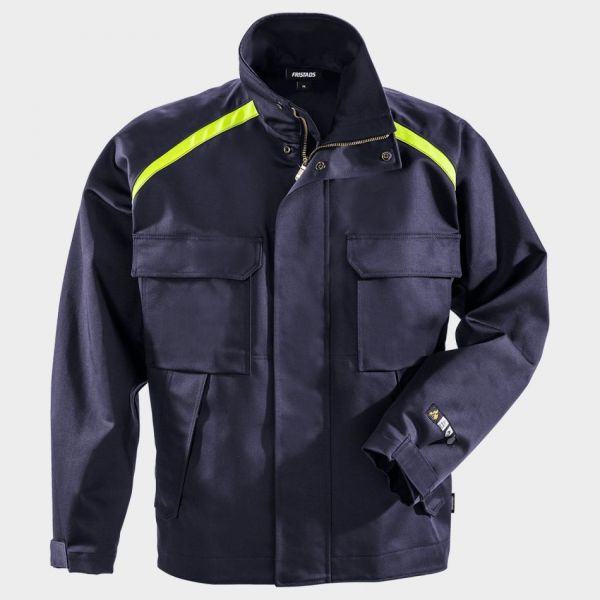 Работно яке за заваряване FRISTADS FLAME WELDING DARK BLUE Работно яке за заваряване FRISTADS FLAME WELDING DARK BLUE