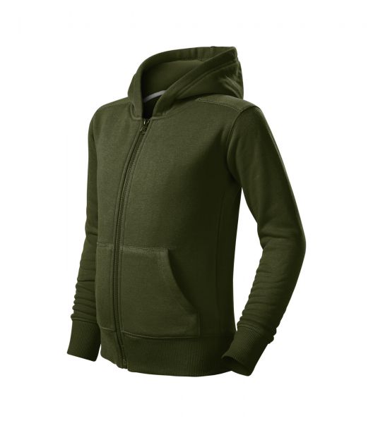 Детски суитшърт Trendy Zipper412 тъмно зелен Детски суитшърт Trendy Zipper412 тъмно зелен