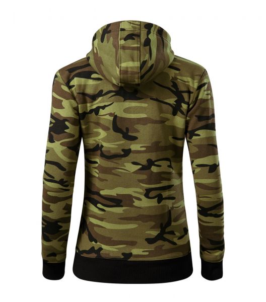 Работен дамски суитшърт Camo Zipper C20 олив Работен дамски суитшърт Camo Zipper C20 олив