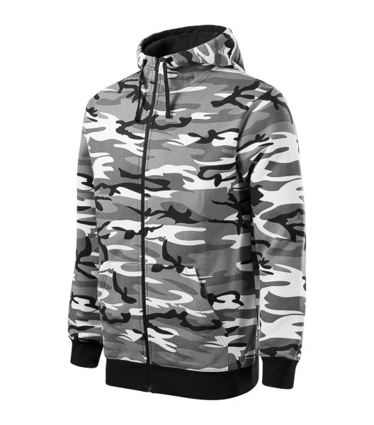 Работен мъжки суитшърт Camo Zipper C19 сив Работен мъжки суитшърт Camo Zipper C19 сив