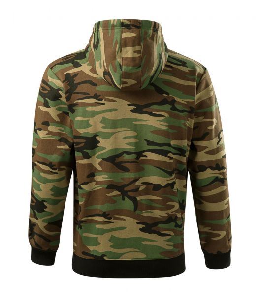 Работен мъжки суитшърт Camo Zipper C19 кафяв Работен мъжки суитшърт Camo Zipper C19 кафяв