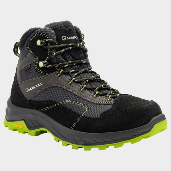 Туристически обувки GARSPORT AVERAU MID BLACK/LIME Туристически обувки GARSPORT AVERAU MID BLACK/LIME