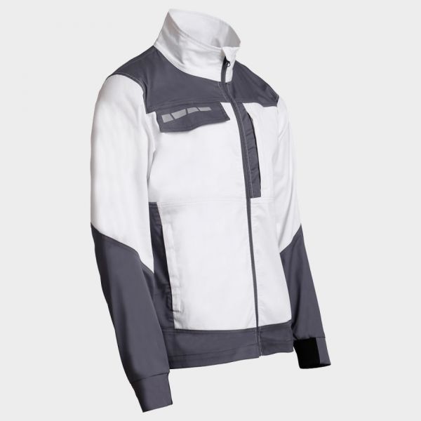 EOS STRETCH WHITE/DARK GREY Работно яке EOS STRETCH WHITE/DARK GREY Работно яке