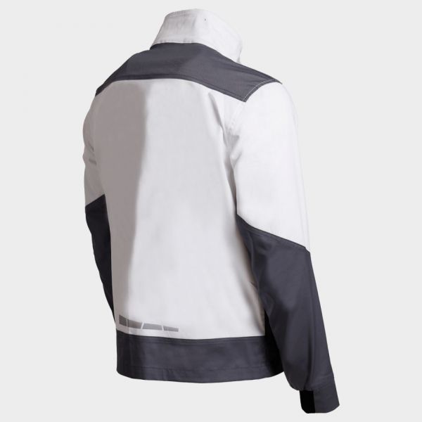 EOS STRETCH WHITE/DARK GREY Работно яке EOS STRETCH WHITE/DARK GREY Работно яке