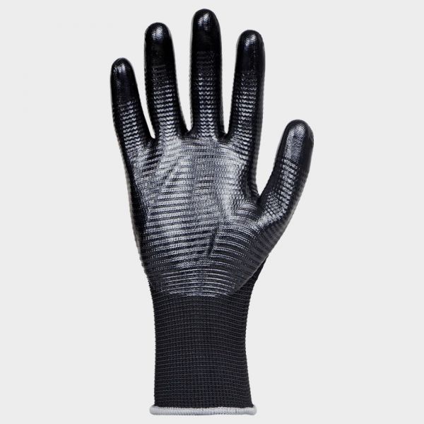 Работни ръкавици топени в нитрил XEMA черни Работни ръкавици топени в нитрил XEMA черни