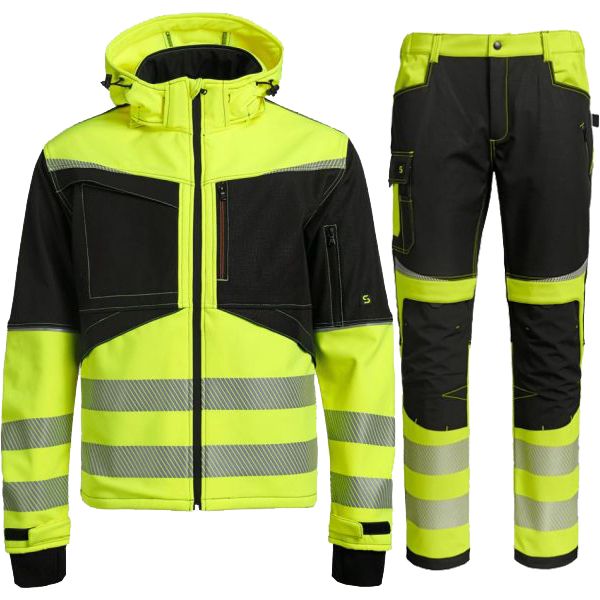 Работен комплект Prisma Softshell 2.0 HV жълт Работен комплект Prisma Softshell 2.0 HV жълт