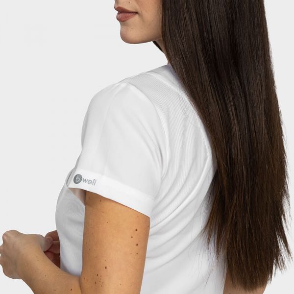 Работна медицинска туника JUSTINA бяла Работна медицинска туника JUSTINA бяла