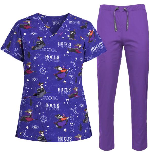 Медицински комплект Hocus Pocus и панталон Tony лилав Медицински комплект Hocus Pocus и панталон Tony лилав