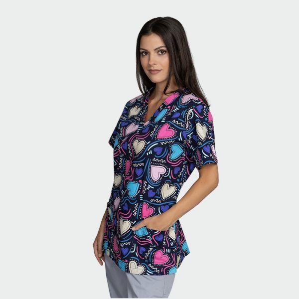 Медицинска туника BAMBINA принт Forever Love Медицинска туника BAMBINA принт Forever Love
