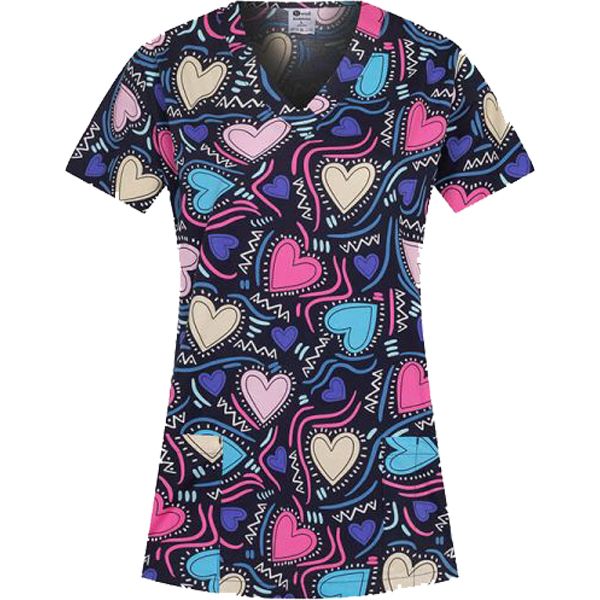 Медицинска туника BAMBINA принт Forever Love Медицинска туника BAMBINA принт Forever Love