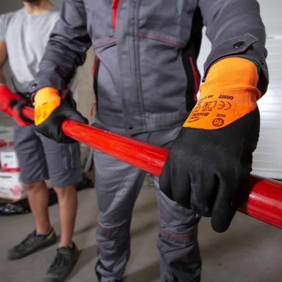 Нитрилни ръкавици BWOLF ORBIT LAB Оранжев цвят Нитрилни ръкавици BWOLF ORBIT LAB Оранжев цвят