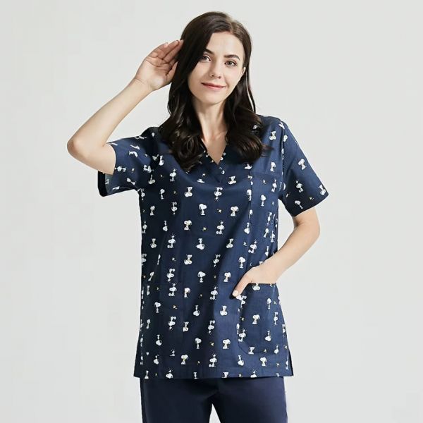 Медицинска туника Snoopy тъмно синя Медицинска туника Snoopy тъмно синя