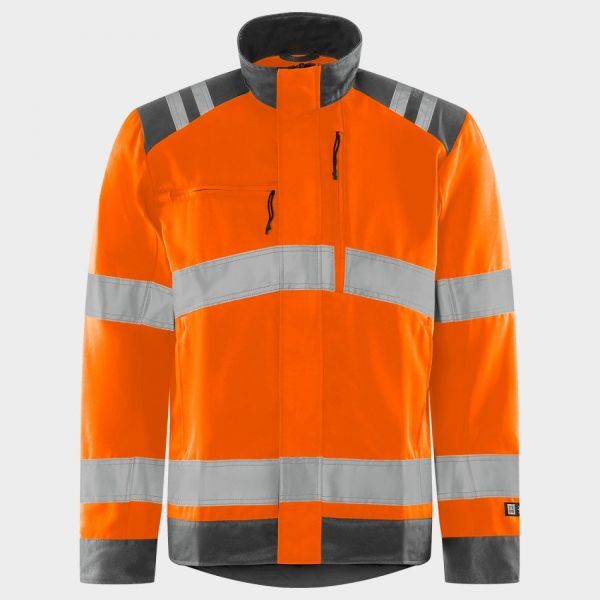 Работен комплект FRISTADS HV яке и полугащеризон оранжев Работен комплект FRISTADS HV яке и полугащеризон оранжев