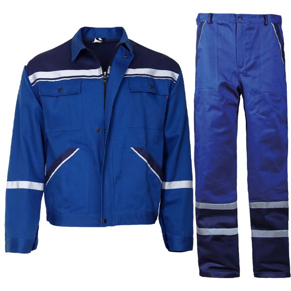 Работен комплект COLLINS SUMMER яке и панталон син П/ПЕ Работен комплект COLLINS SUMMER яке и панталон син П/ПЕ