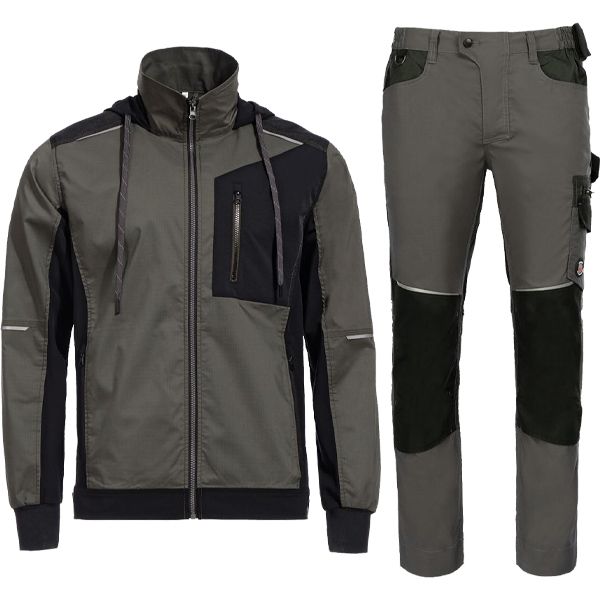 Работен Комплект REVOLT LIGHT STRETCH GREEN яке и панталон Работен Комплект REVOLT LIGHT STRETCH GREEN яке и панталон