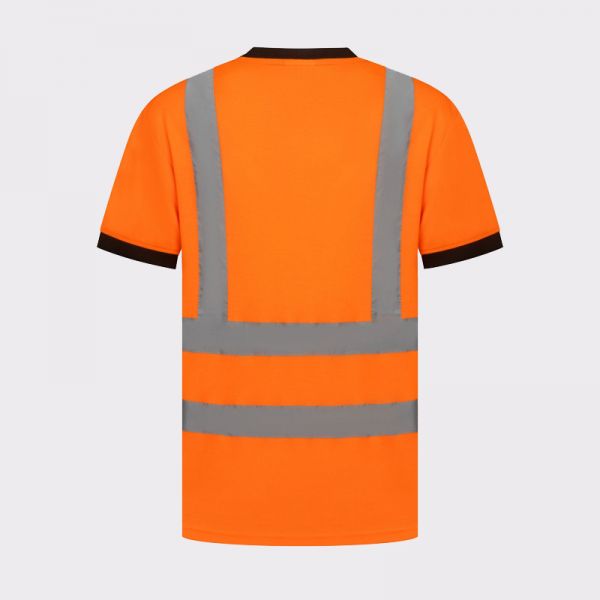 Светлоотразителна тениска STAR Оранжев цвят Светлоотразителна тениска STAR Оранжев цвят