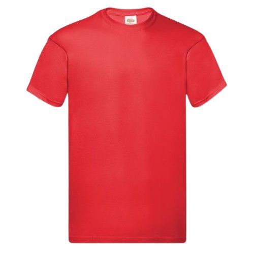 Работна тениска Fruit of the Loom ORIGINAL T Червен цвят Работна тениска Fruit of the Loom ORIGINAL T Червен цвят