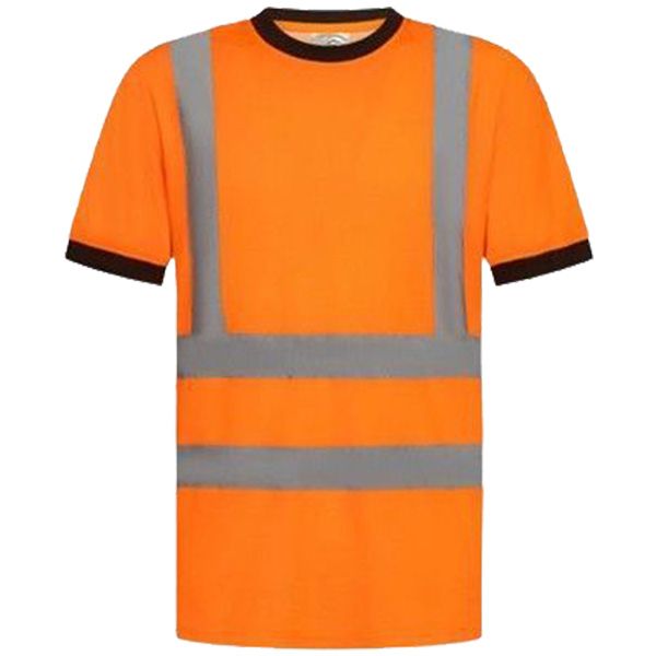 Светлоотразителна тениска STAR Оранжев цвят Светлоотразителна тениска STAR Оранжев цвят