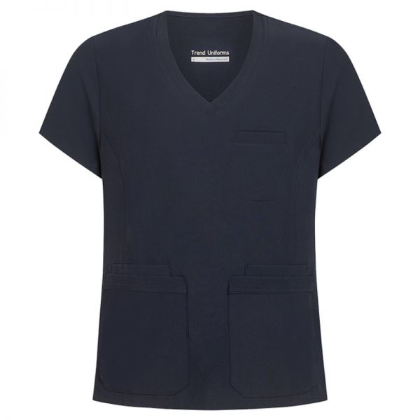 Медицинска туника TP3002 черна Медицинска туника TP3002 черна