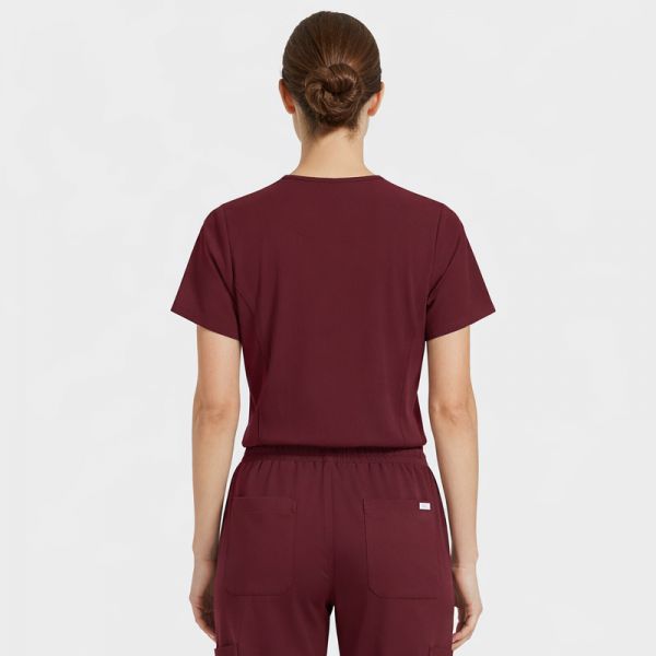 Медицинска туника TP3002 виненочервена Медицинска туника TP3002 виненочервена