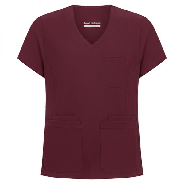 Медицинска туника TP3002 виненочервена Медицинска туника TP3002 виненочервена