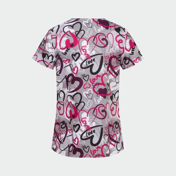 Медицинска туника MELINA принт Painted Hearts Медицинска туника MELINA принт Painted Hearts