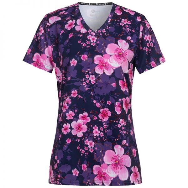 Медицински комплект Melina Cherry Blossoms и панталон Alessi боровинка Медицински комплект Melina Cherry Blossoms и панталон Alessi боровинка