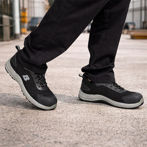 Ниски работни обувки с бомбе SHOW PRO S1PL Черен цвят Ниски работни обувки с бомбе SHOW PRO S1PL Черен цвят