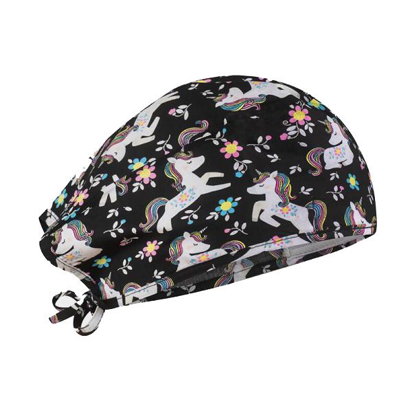 Медицинска шапка ADRIANA принт Flower Unicorns Медицинска шапка ADRIANA принт Flower Unicorns