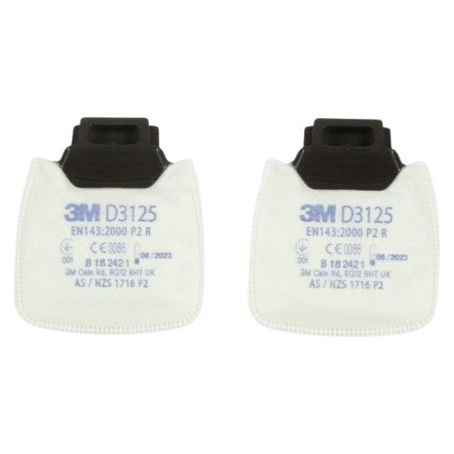 Прахов филтър, чифт 3M Secure Click D3125 P2 R Прахов филтър, чифт 3M Secure Click D3125 P2 R