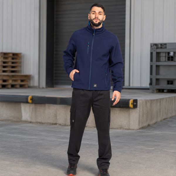Софтшел яке GRIN Jacket тъмно синьо Софтшел яке GRIN Jacket тъмно синьо