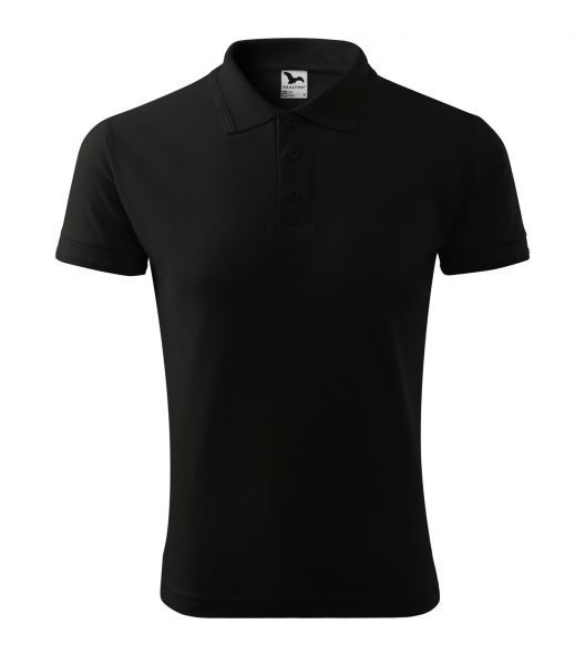 Работна мъжка тениска с якичка Pique Polo203 черна Работна мъжка тениска с якичка Pique Polo203 черна