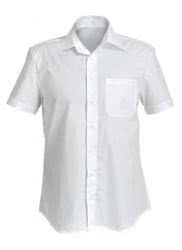 Мъжка риза ZUMA бяла къс ръкав