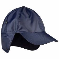 Работна ватирана шапка ушанка ZELY синя