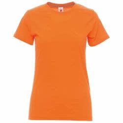 Дамска работна тениска PAYPER SUNSET оранж